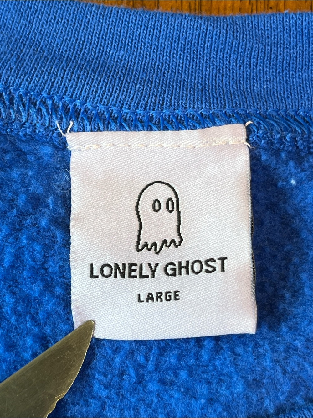 Lonely Ghost Groceries Graphic Crewneck Sweatshirt Large - Picture 5 of 6